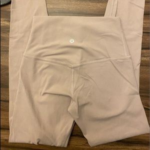 light pink Lululemon align leggings